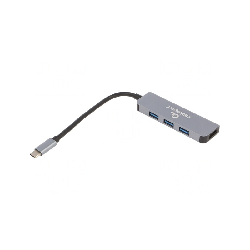 Adaptor USB 3.2 HDMI cu 3 Porturi USB A și Port USB C 0.09m | Electronic-mag.ro | Componente Electronice Adaptor USB 3.2 HDMI cu 3 Porturi USB A și Port USB C 0.09m | Electronic-mag.ro | Componente Electronice
