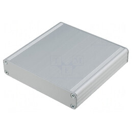 Carcasă Aluminiu Gri 105x100x22mm | Electronic-mag.ro | Componente Electronice