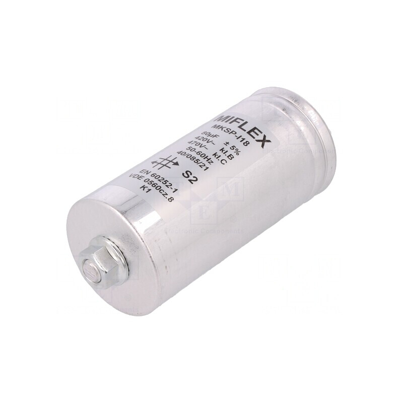 Condensator Motoare 80uF Ø60x125mm I180V680I-A1 | Electronic-mag.ro | Componente Electronice