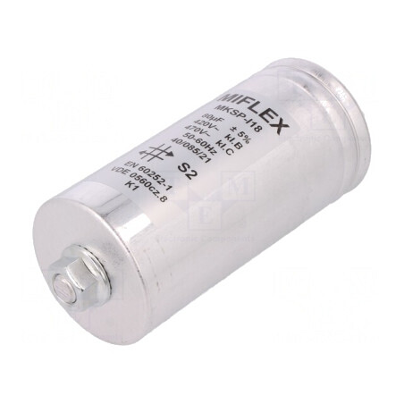 Condensator Motoare 80uF Ø60x125mm I180V680I-A1 | Electronic-mag.ro | Componente Electronice
