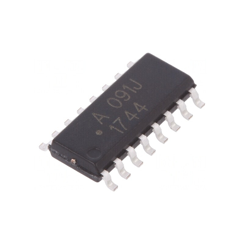 Optocuplor SMD 4 Canale Amplificator Izolat 2.5kV SO16-W | Electronic-mag.ro | Componente Electronice