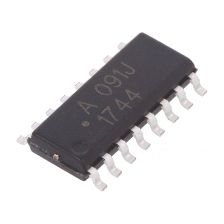 Optocuplor SMD 4 Canale Amplificator Izolat 2.5kV SO16-W | Electronic-mag.ro | Componente Electronice