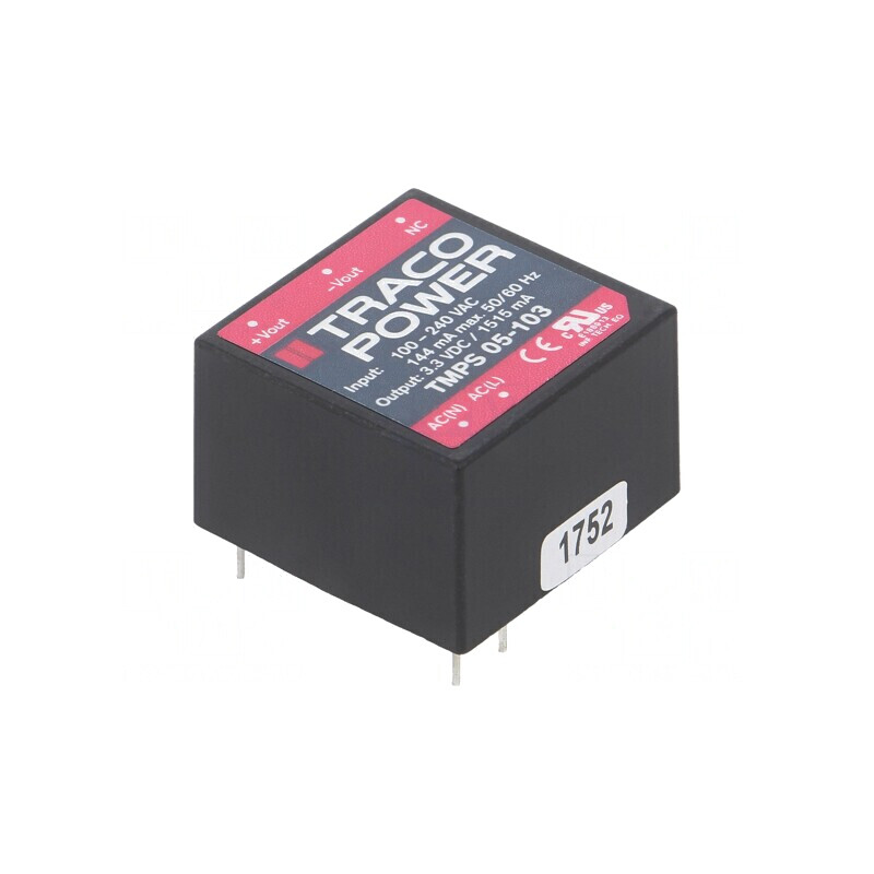 Convertor AC/DC 5W 3.3V TMPS 05-103 | Electronic-mag.ro | Componente Electronice