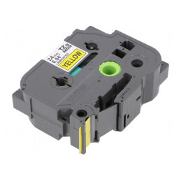 Bandă Galbenă 24mm x 8m cu Text Negru TZE-651 | Electronic-mag.ro | Componente Electronice