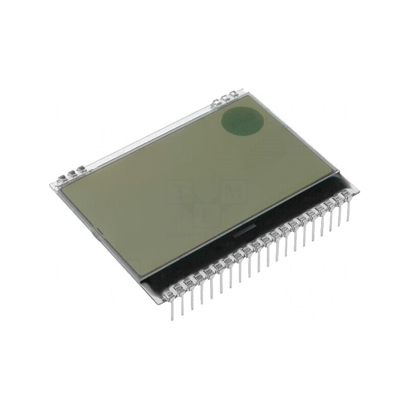 Afişaj LCD Grafic 128x64 FSTN Alb 55x43mm 20 PIN | Electronic-mag.ro | Componente Electronice