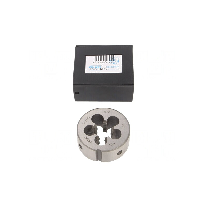 Filieră oțel rapid HSS M16 2 Ø45mm Thk18mm 6g | Electronic-mag.ro | Componente Electronice