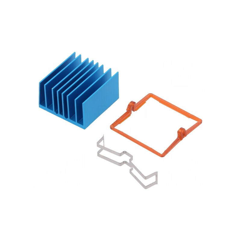 Radiator cu Aripioare BGA Albastru 30x30mm | Electronic-mag.ro | Componente Electronice Radiator cu Aripioare BGA Albastru 30x30mm | Electronic-mag.ro | Componente Electronice
