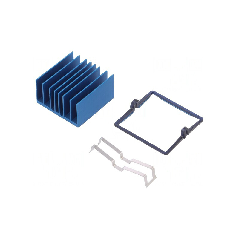 Radiator extrudat cu aripioare BGA albastru 31x31mm | Electronic-mag.ro | Componente Electronice Radiator extrudat cu aripioare BGA albastru 31x31mm | Electronic-mag.ro | Componente Electronice