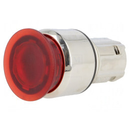 Comutator Apăsare 22mm Roșu IP67 | Electronic-mag.ro | Componente Electronice