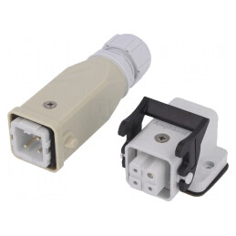 Conector HDC tată mamă 4+3 PIN M20 A3 | Electronic-mag.ro | Componente Electronice
