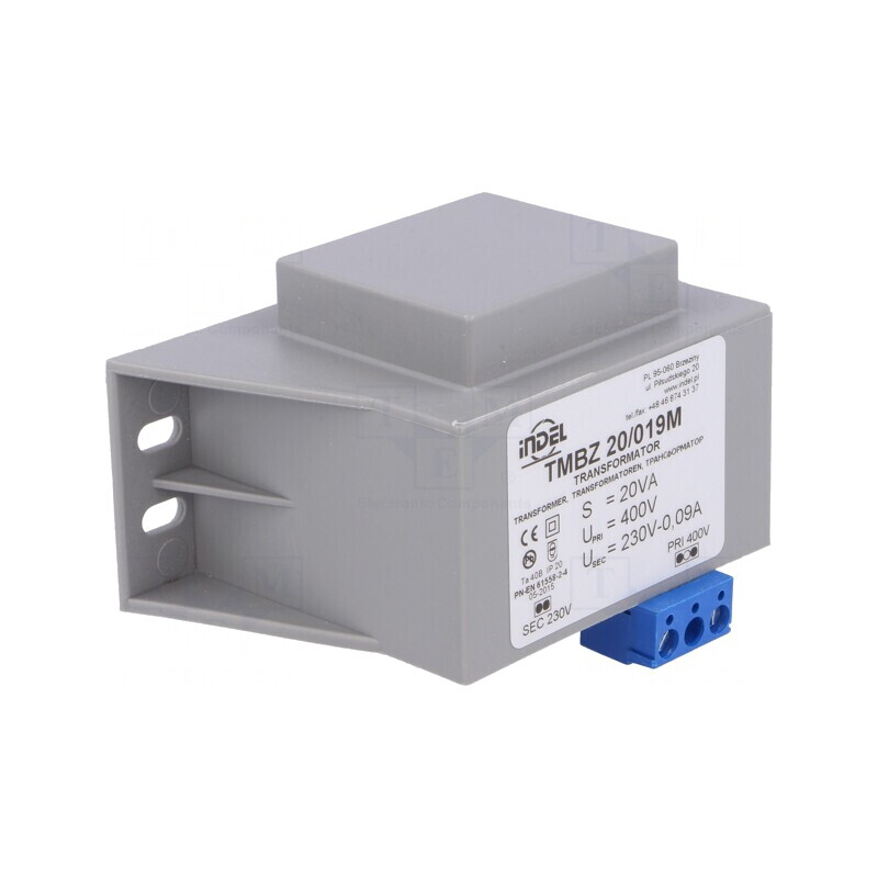 Transformator încapsulat 20VA 400V 230V cu șurub | Electronic-mag.ro | Componente Electronice