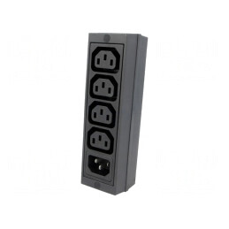 Conector Alimentare AC Spliter 10A 250VAC IEC 60320 Lipire | Electronic-mag.ro | Componente Electronice