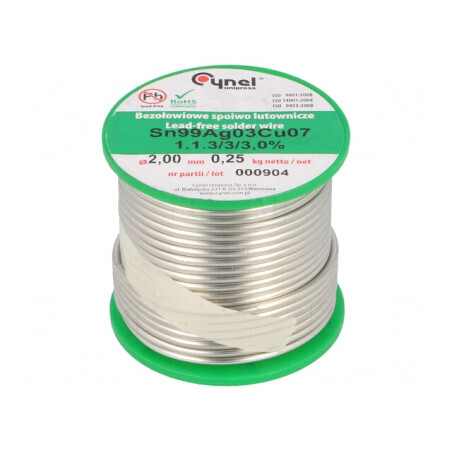 "Sârmă de lipit fără plumb 2mm 250g" | Electronic-mag.ro | Componente Electronice
