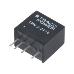 Convertor DC/DC 3W 18-36V la 24V 125mA SIP | Electronic-mag.ro | Componente Electronice