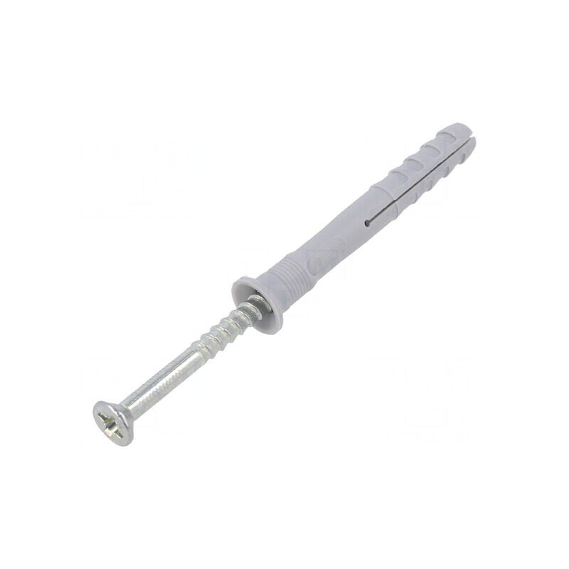 Plastic Anchor with Screw 6x60 Zinc-Plated Steel 100pcs | Electronic-mag.ro | Componente Electronice Plastic Anchor with Screw 6x60 Zinc-Plated Steel 100pcs | Electronic-mag.ro | Componente Electronice