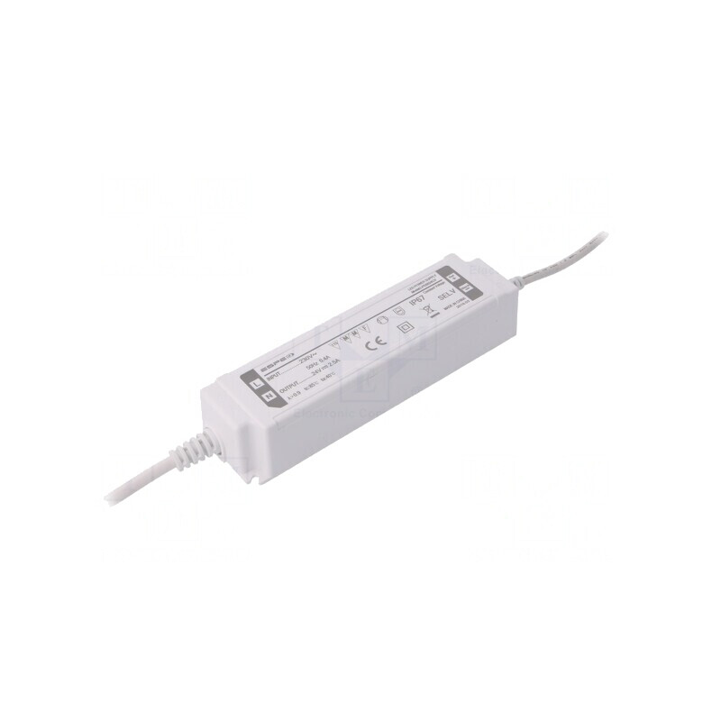 Alimentator LED 60W 24V IP67 | Electronic-mag.ro | Componente Electronice Alimentator LED 60W 24V IP67 | Electronic-mag.ro | Componente Electronice