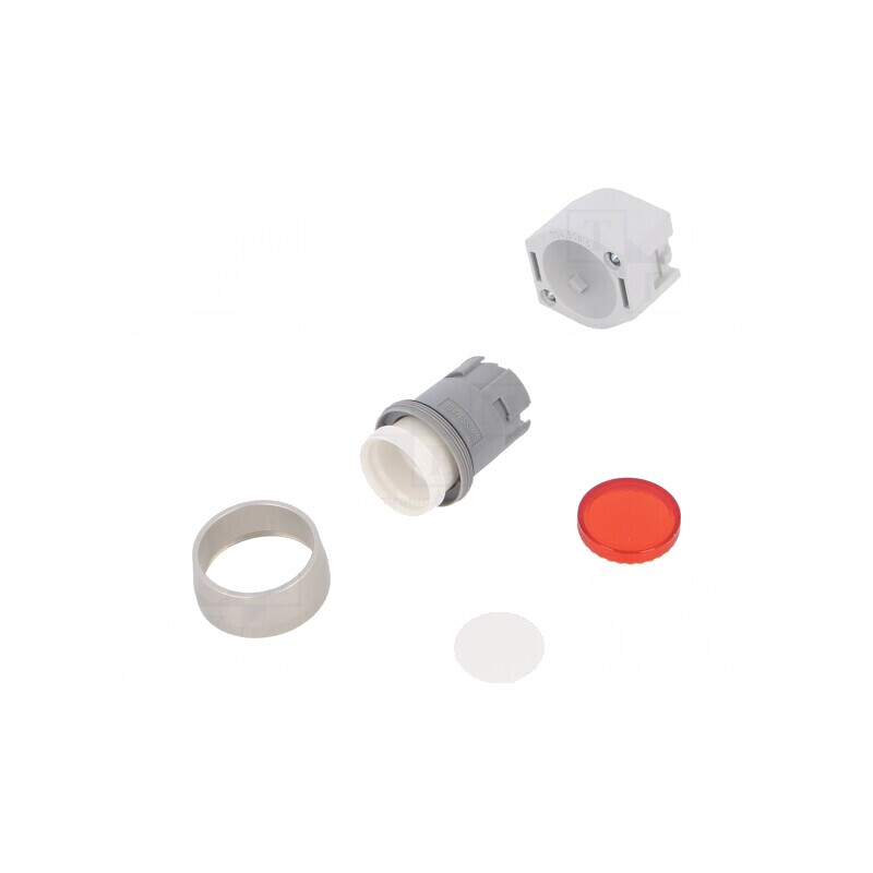 Comutator apăsare 22mm roșu IP65 | Electronic-mag.ro | Componente Electronice