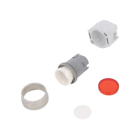 Comutator apăsare 22mm roșu IP65 | Electronic-mag.ro | Componente Electronice
