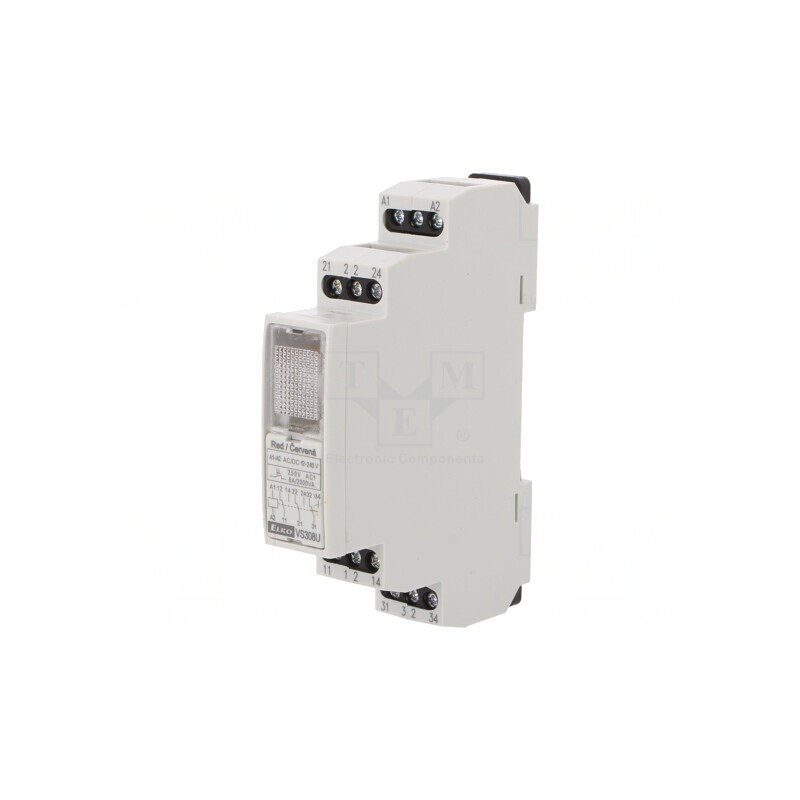Releu monostabil 3PDT 250VAC VS308U Roșu | Electronic-mag.ro | Componente Electronice