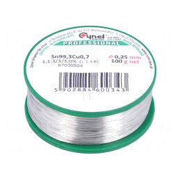 Sârmă de lipit fără plumb 0,25mm 100g | Electronic-mag.ro | Componente Electronice
