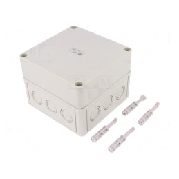 Carcasă Universală Polistiren 130mm x 130mm x 99mm | Electronic-mag.ro | Componente Electronice