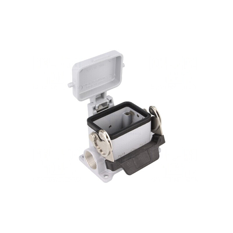 Conector HDC 44.27 cu Capac și Clichet CHP 06 LS2 | Electronic-mag.ro | Componente Electronice