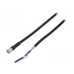 Cablu de conectare M8 4 pini 5m XS3F-M8PVC4S5M | Electronic-mag.ro | Componente Electronice