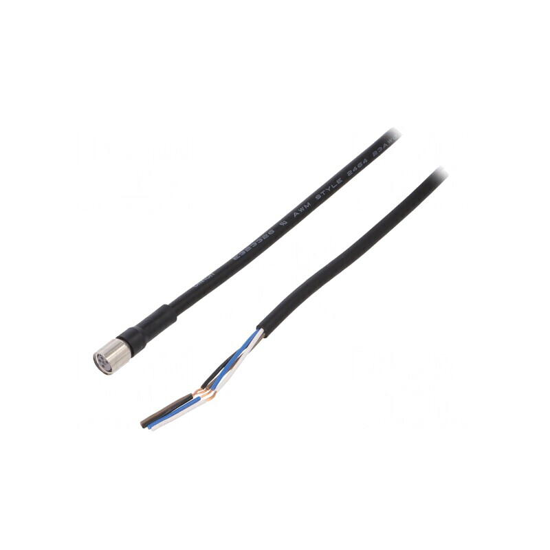 Cablu de conectare M8 4 pini 5m XS3F-M8PVC4S5M | Electronic-mag.ro | Componente Electronice