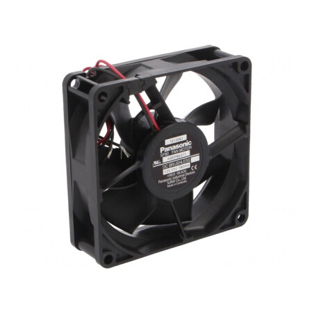 Ventilator axial 12V DC 80x80x25mm 70.2m3/h 30dBA cu rulment | Electronic-mag.ro | Componente Electronice