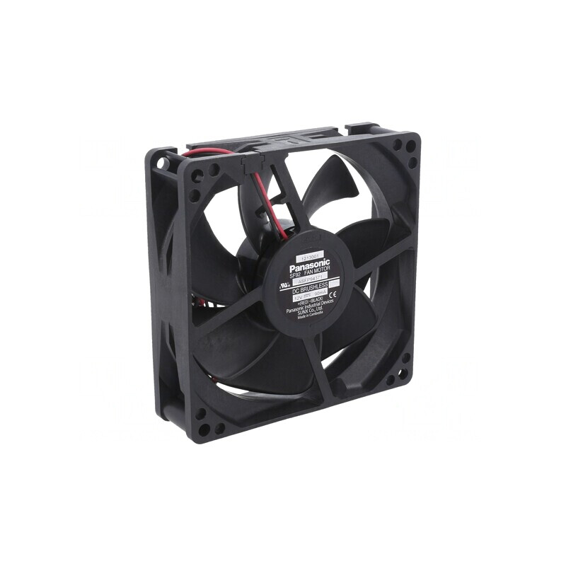 Ventilator axial 12VDC 92x92x25mm 57m3/h 22dBA cu bilă | Electronic-mag.ro | Componente Electronice