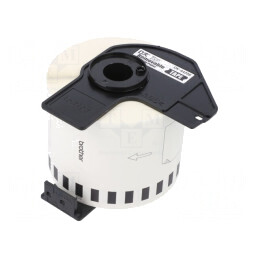 Etichetă Autoadezivă Albă 62mm x 30,48m Neagră DK-44205 | Electronic-mag.ro | Componente Electronice