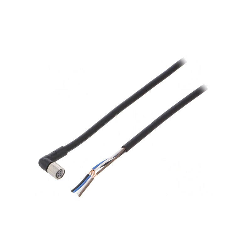 Cablu Conectare M8 4-PIN în unghi 5m PVC | Electronic-mag.ro | Componente Electronice