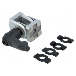 Balama pentru Profile Aluminiu 5mm cu Manetă | Electronic-mag.ro | Componente Electronice