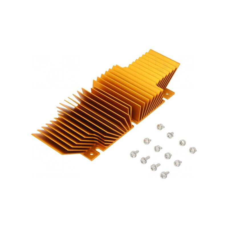 Radiator Extrudat cu Aripioare BGA Aurie 61mm x 118mm | Electronic-mag.ro | Componente Electronice Radiator Extrudat cu Aripioare BGA Aurie 61mm x 118mm | Electronic-mag.ro | Componente Electronice