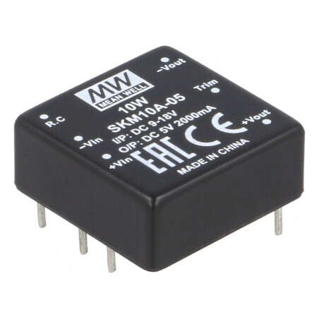 Convertor DC/DC 10W 9-18V la 5V 2A | Electronic-mag.ro | Componente Electronice