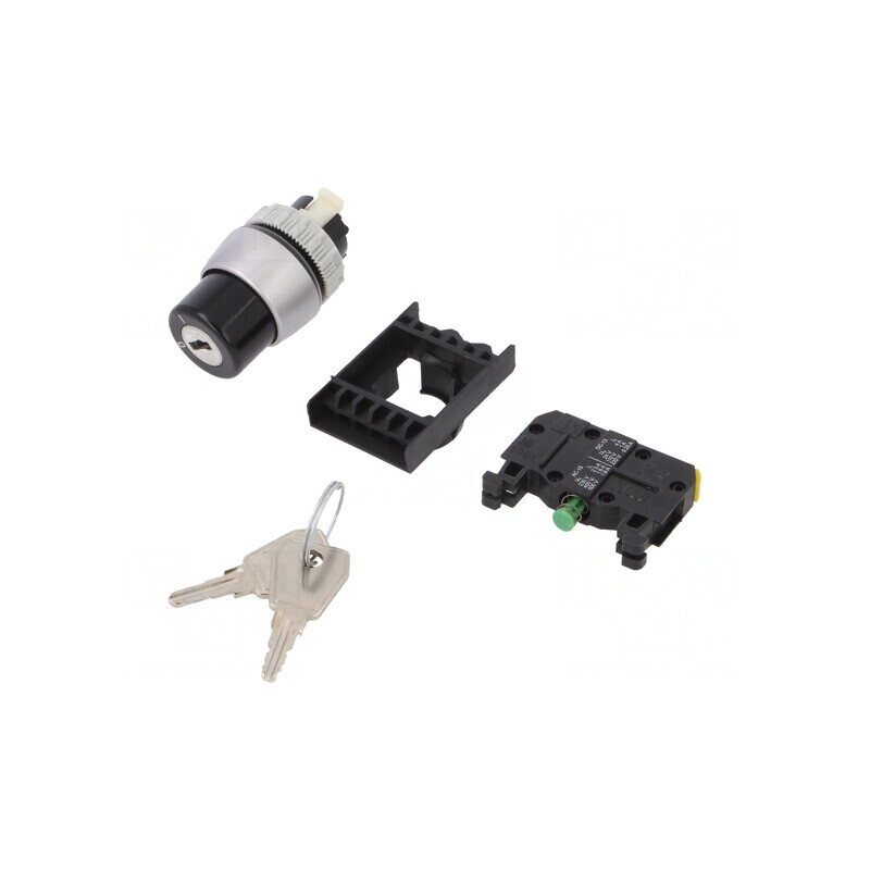 Comutator rotativ cu cheie 22mm 2 poziții negru IP65 | Electronic-mag.ro | Componente Electronice Comutator rotativ cu cheie 22mm 2 poziții negru IP65 | Electronic-mag.ro | Componente Electronice
