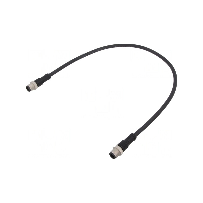 Cablu Senzori Automatizări M12-M12 0,5m | Electronic-mag.ro | Componente Electronice
