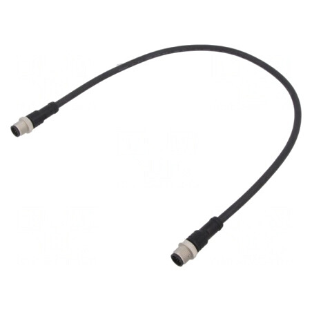 Cablu Senzori Automatizări M12-M12 0,5m | Electronic-mag.ro | Componente Electronice