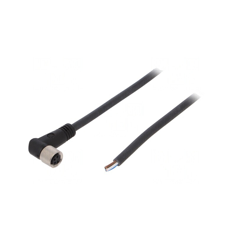 Cablu Conectare M8 4PIN Unghi 10m 30VAC 4A PUR | Electronic-mag.ro | Componente Electronice