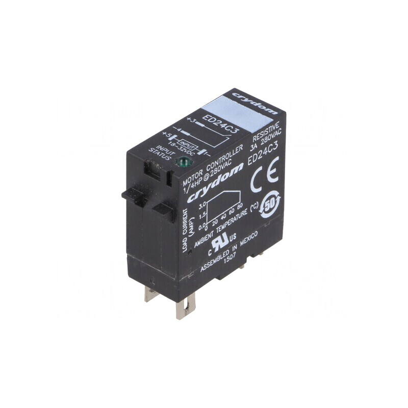 Releu semiconductor 18-32VDC 3A 24-280VAC cu soclu ED24C3 | Electronic-mag.ro | Componente Electronice Releu semiconductor 18-32VDC 3A 24-280VAC cu soclu ED24C3 | Electronic-mag.ro | Componente Electronice