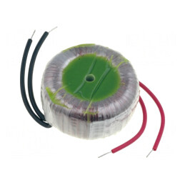 Transformator toroidal 20VA 230VAC 12V 1,66A cu cabluri | Electronic-mag.ro | Componente Electronice