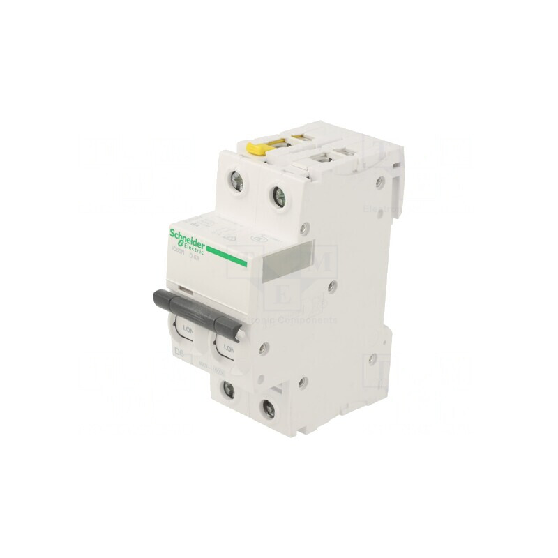 Întrerupător de Supracurent 2 Poli 6A 400VAC | Electronic-mag.ro | Componente Electronice