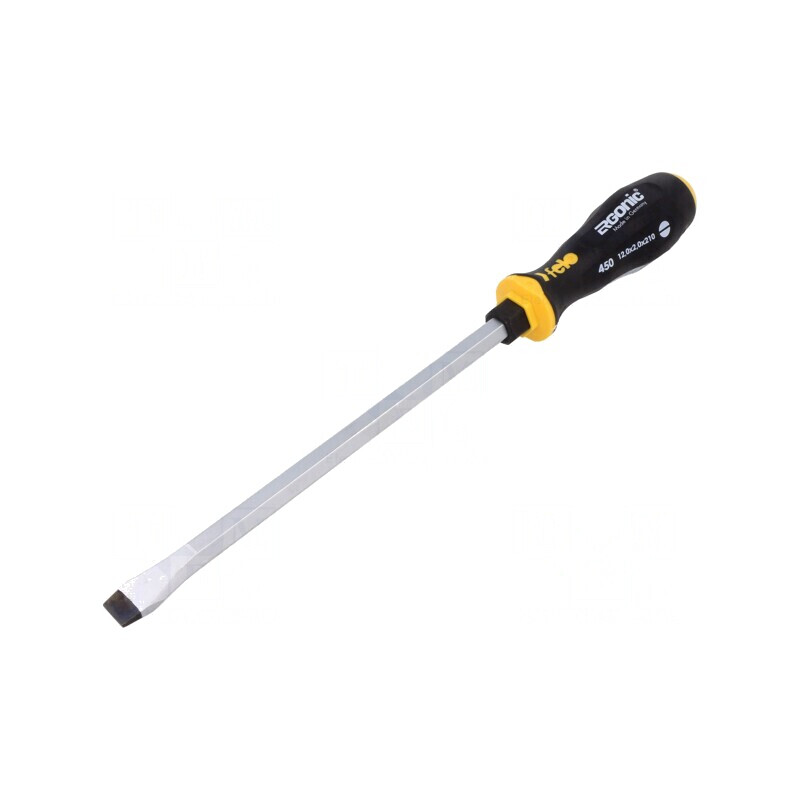 Şurubelniţă plată de impact 12,0x2,0mm ERGONIC | Electronic-mag.ro | Componente Electronice