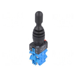 Joystick Comutator 22mm 4 NO Negru | Electronic-mag.ro | Componente Electronice
