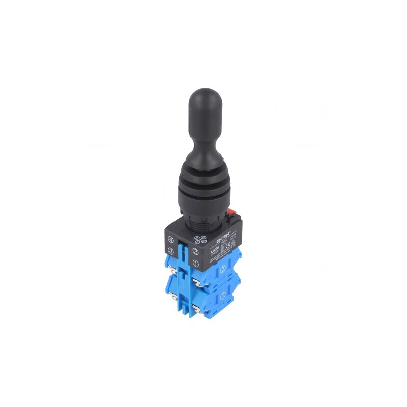 Joystick Comutator 22mm 4 NO Negru | Electronic-mag.ro | Componente Electronice
