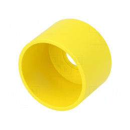 Colier de protecție galben plastic 75x47,5mm | Electronic-mag.ro | Componente Electronice