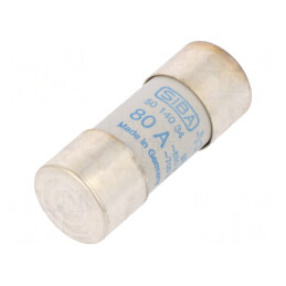 Siguranță ceramică cilindrică 80A 690VAC | Electronic-mag.ro | Componente Electronice