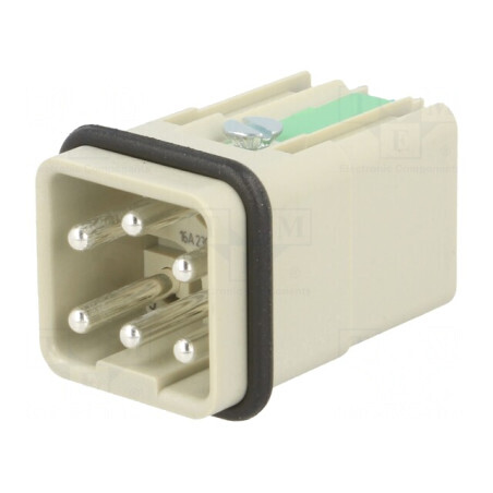 Conector HDC Quick Lock 6 PIN 5 PE | Electronic-mag.ro | Componente Electronice