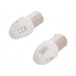 Becuri LED Auto 12V 1W Portocalii x2 VISIONPRO | Electronic-mag.ro | Componente Electronice