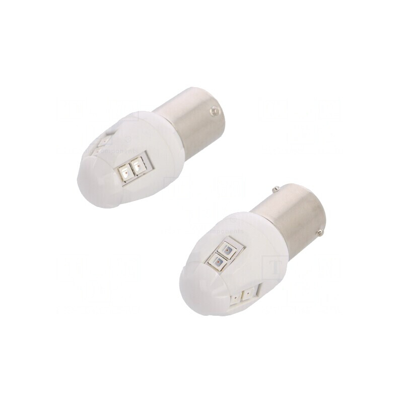 Becuri LED Auto 12V 1W Portocalii x2 VISIONPRO | Electronic-mag.ro | Componente Electronice